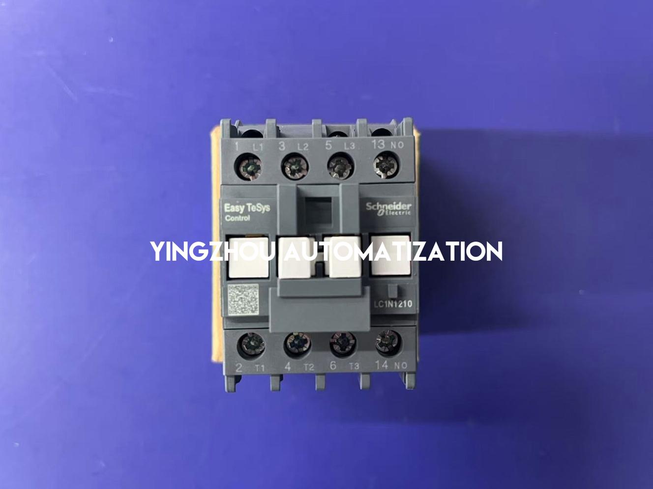 Schneider Easy TeSys Series Contactor LC1N1210M5N Easy TeSys Control 3P(3NO) 12A 220V 50Hz 5.5kW 380V 1NO auxiliary contact-YingZhou Automatization