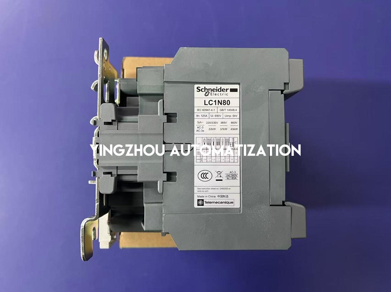 Schneider EasyPact LC1N80M5N Contactor | 80A, 3-Pole, 220V AC Coil, Industrial Control | Brand New Original-YingZhou Automatization