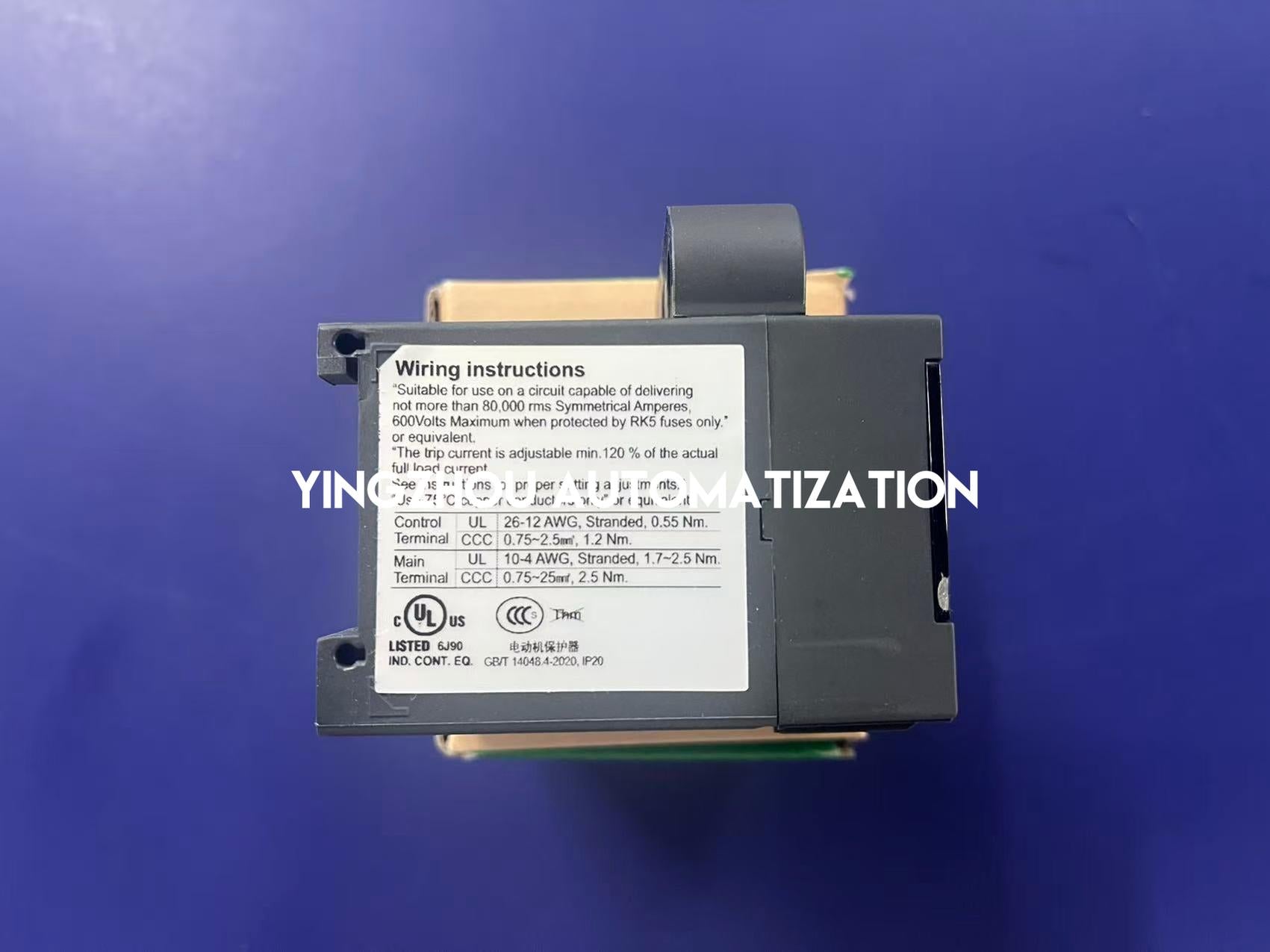 Schneider Electric 3DM2-WRDUWZ Protection Relay | EOCR Digital, 0.5-60A, 100-240V AC/DC, Motor Protection, Brand New Original-YingZhou Automatization