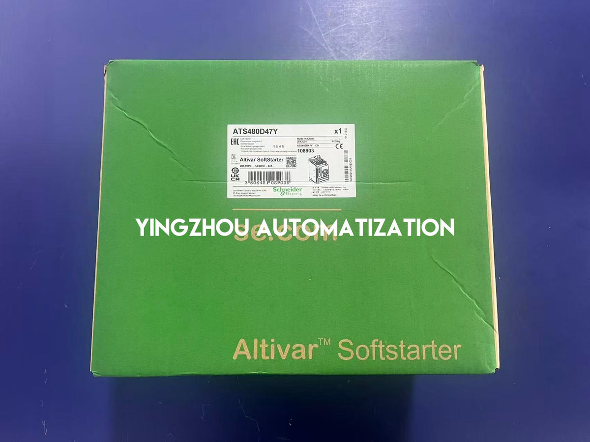 Schneider Electric ATS480D47Y Altivar ATS480 47A 208-690V 22kW 400V 3-Phase Soft Starter-YingZhou Automatization