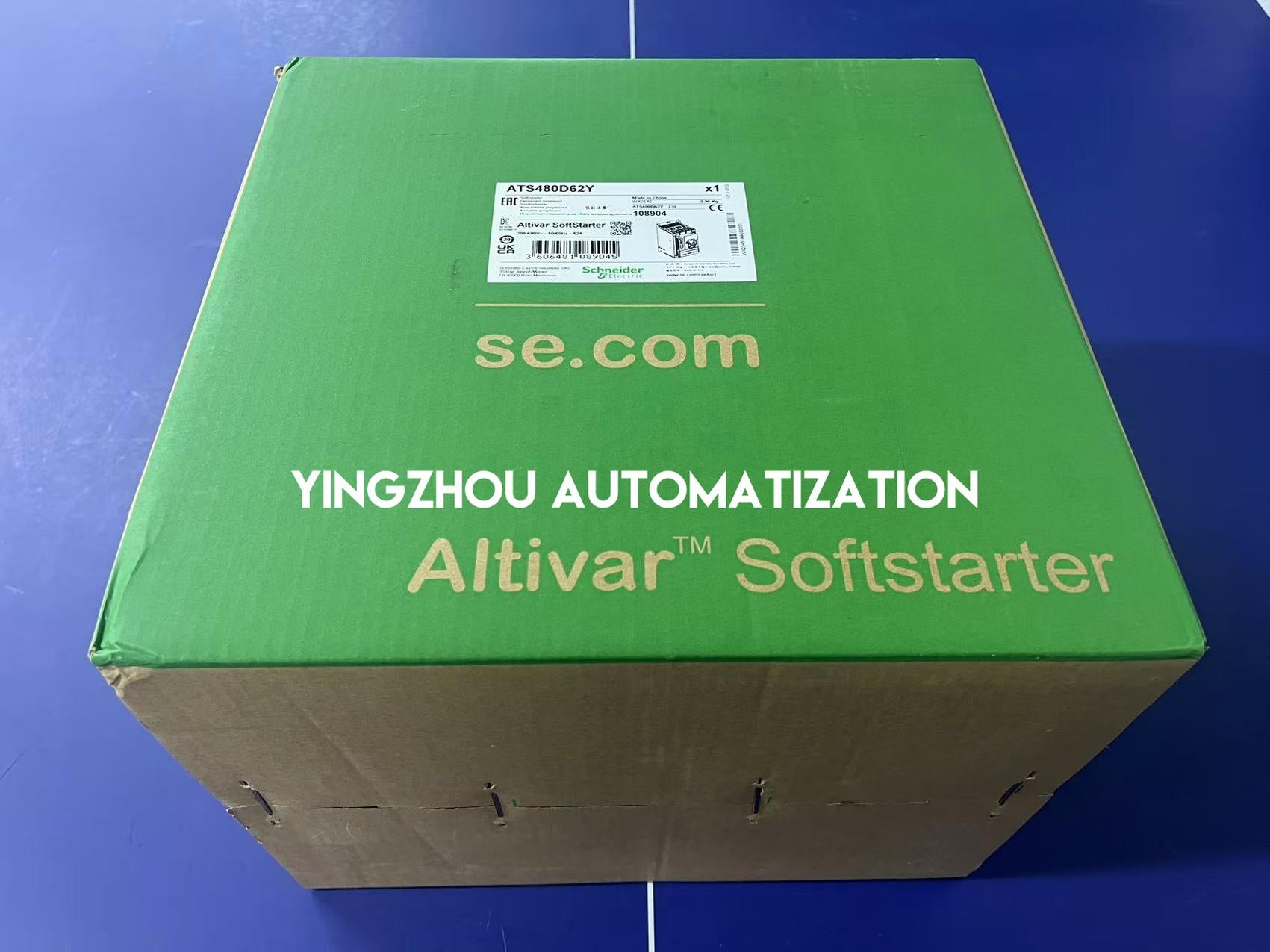 Schneider Electric ATS480D62Y Altistart 480 Soft Starter | 62A, 208-690V AC, High-Performance Motor Control-YingZhou Automatization