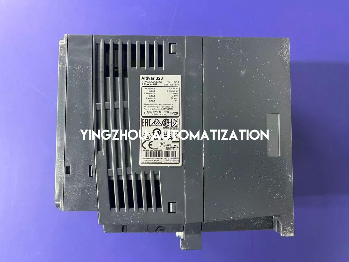 Schneider Electric ATV320U22M2C Altivar Machine VFD | 2.2kW, 3HP, 200-240V Single Phase, Compact-YingZhou Automatization