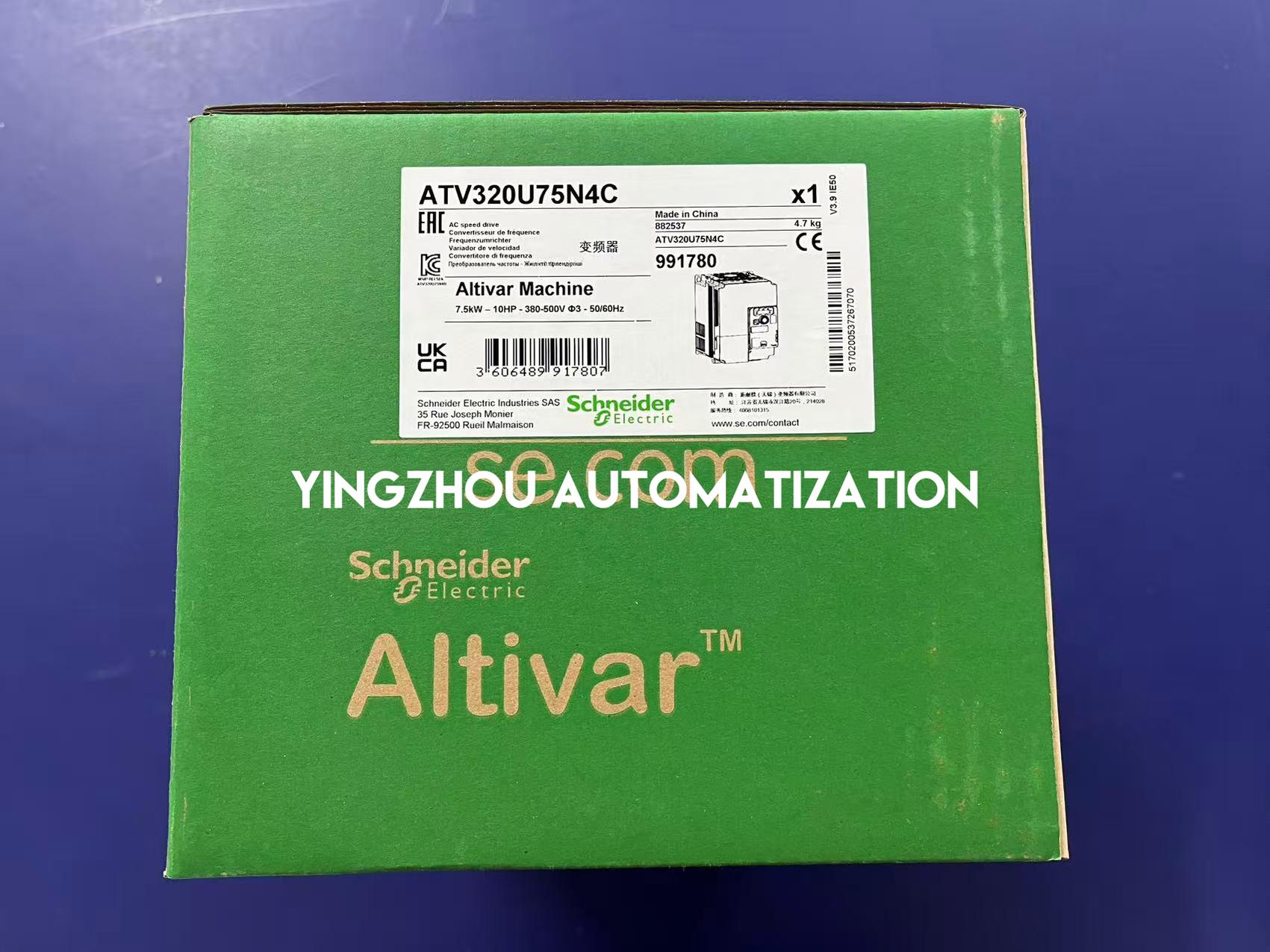Schneider Electric ATV320U75N4C Altivar Machine VFD | 7.5kW, 10HP, 380-500V, 3-Phase Compact Drive-YingZhou Automatization