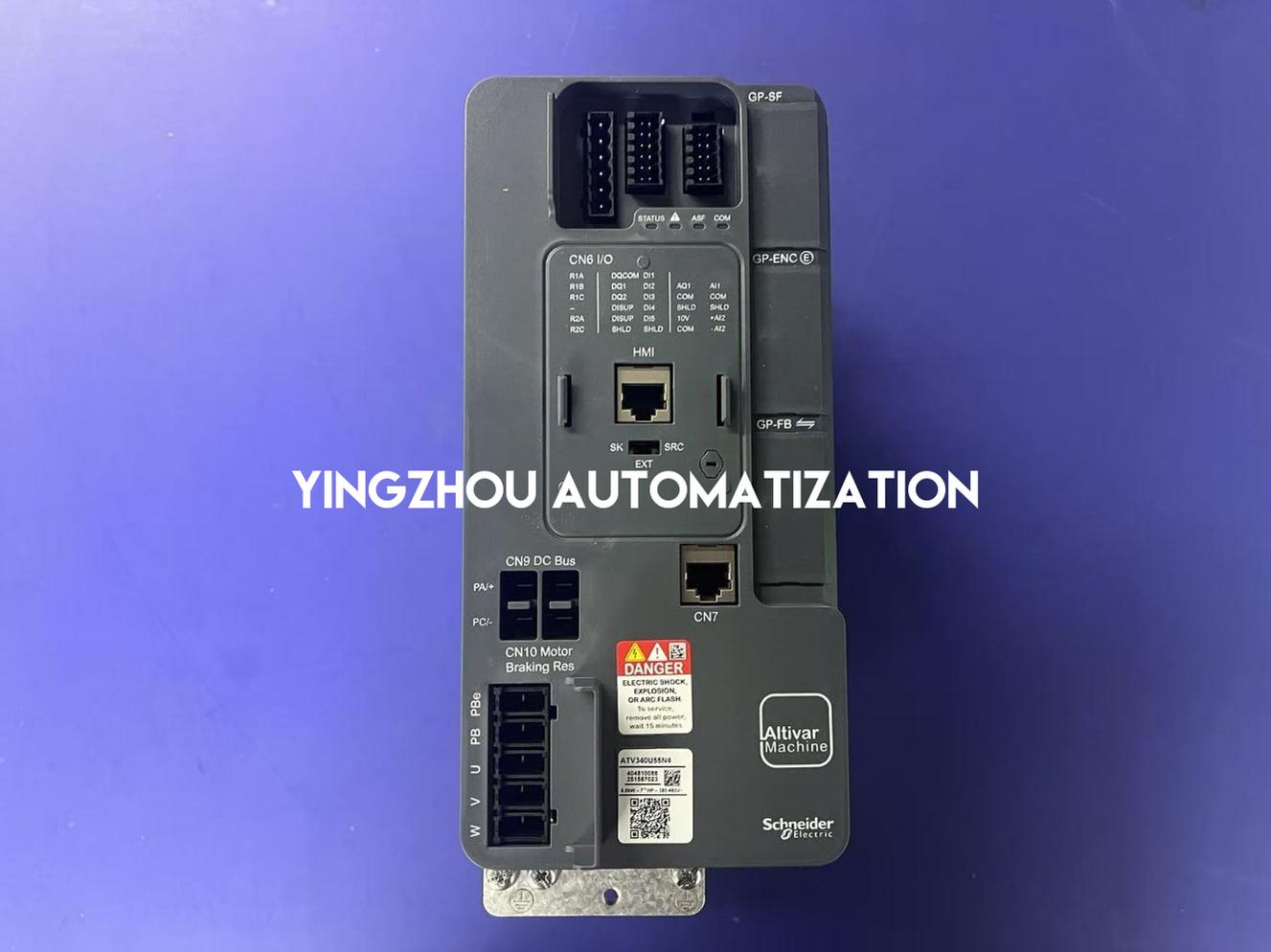 Schneider Electric ATV340U55N4 VFD | Altivar Machine ATV340, 5.5kW, 400V, 3-Phase, High-Performance, Brand New Original-YingZhou Automatization