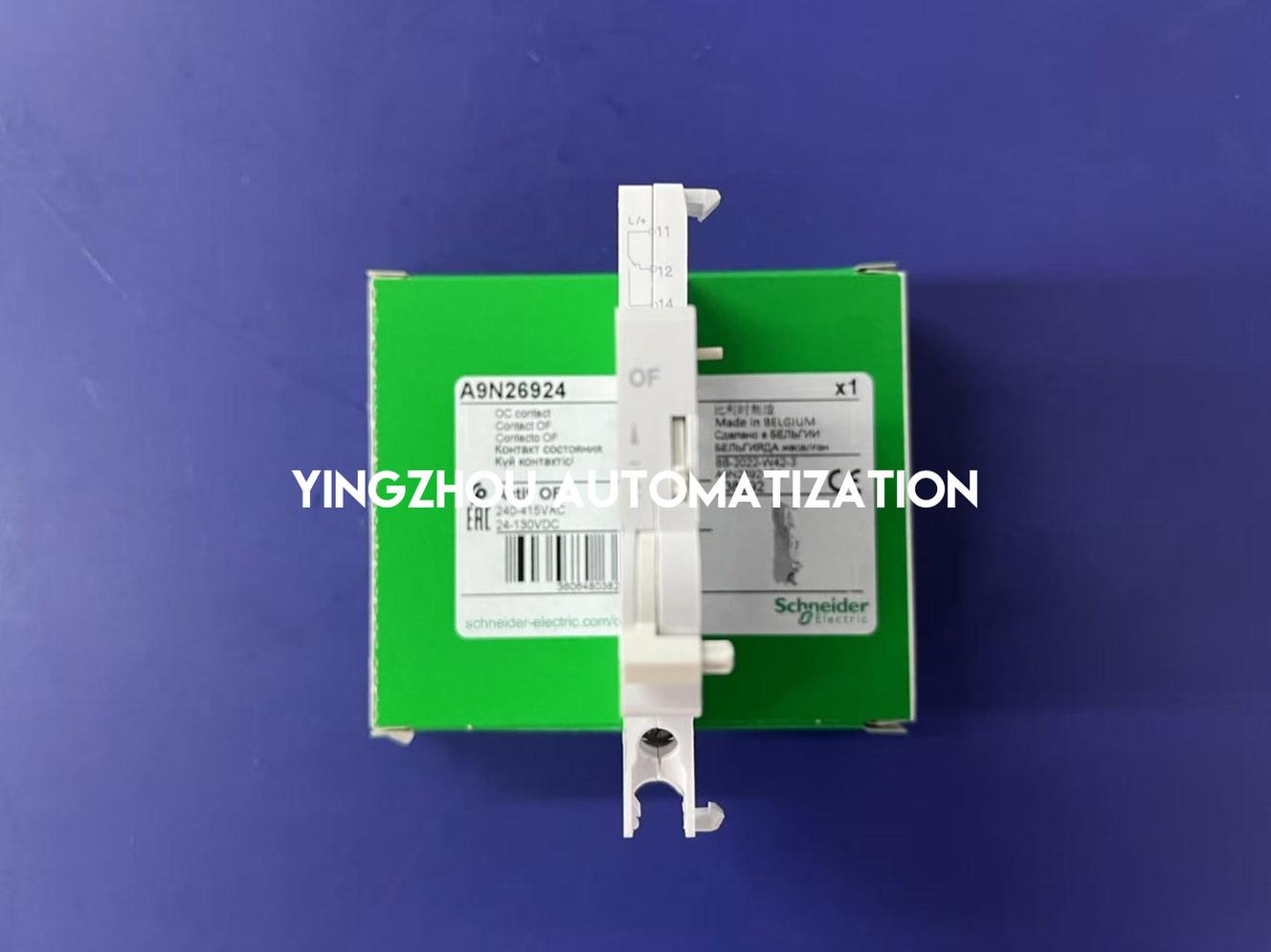 Schneider Electric Acti9 A9N26924 OF Auxiliary Contact | Open/Close Status Indicator, 100mA to 6A-YingZhou Automatization