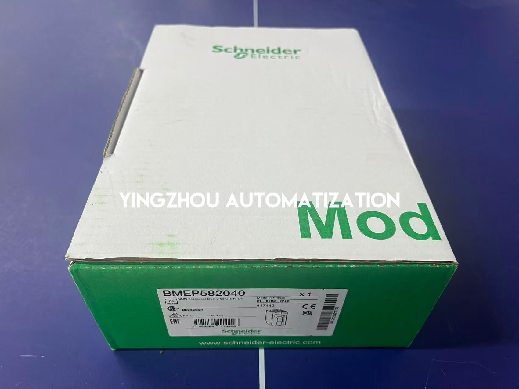 Schneider Electric BMEP582040 Modicon M580 CPU | 8MB, 2048 I/O, Ethernet/IP-YingZhou Automatization