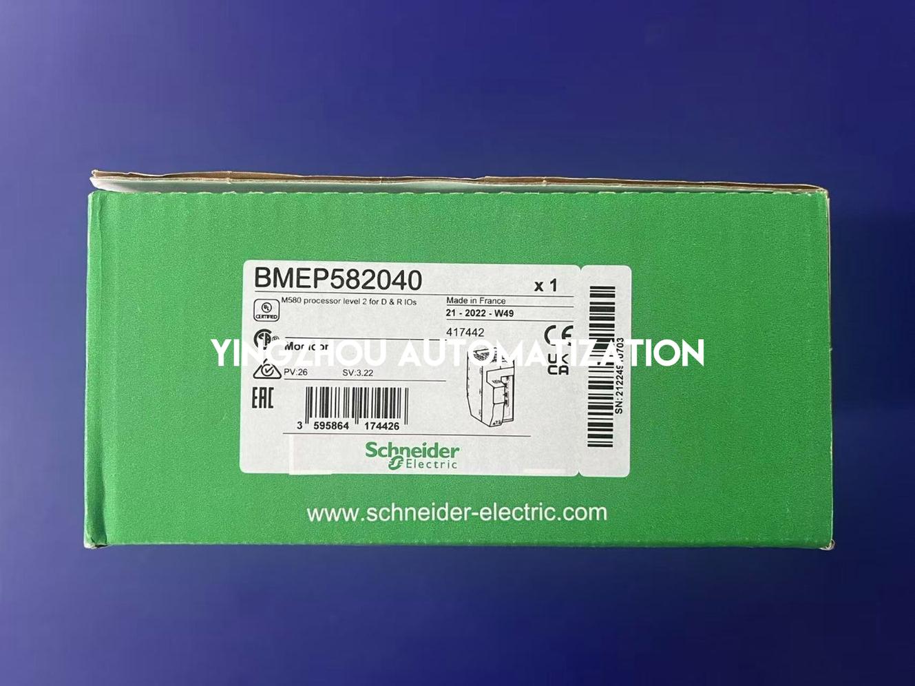 Schneider Electric BMEP582040 PLC CPU | Modicon M580, Level 2, Ethernet Backplane, High-Performance Controller, Brand New Original-YingZhou Automatization