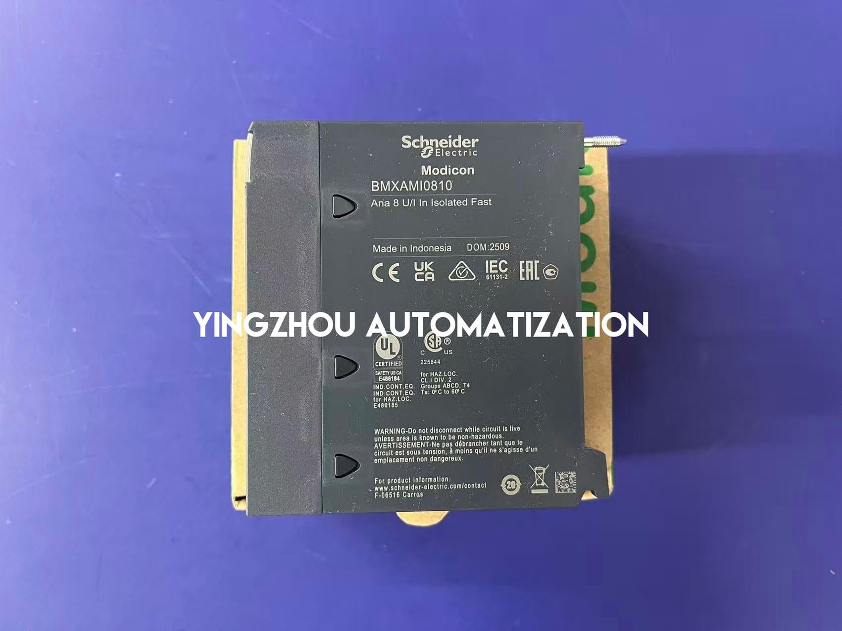 Schneider Electric BMXAMI0810 Analog Input Module | Modicon X80, 8 Channels, High-Speed, Isolated, Precision Industrial Controller, Brand New Original-YingZhou Automatization
