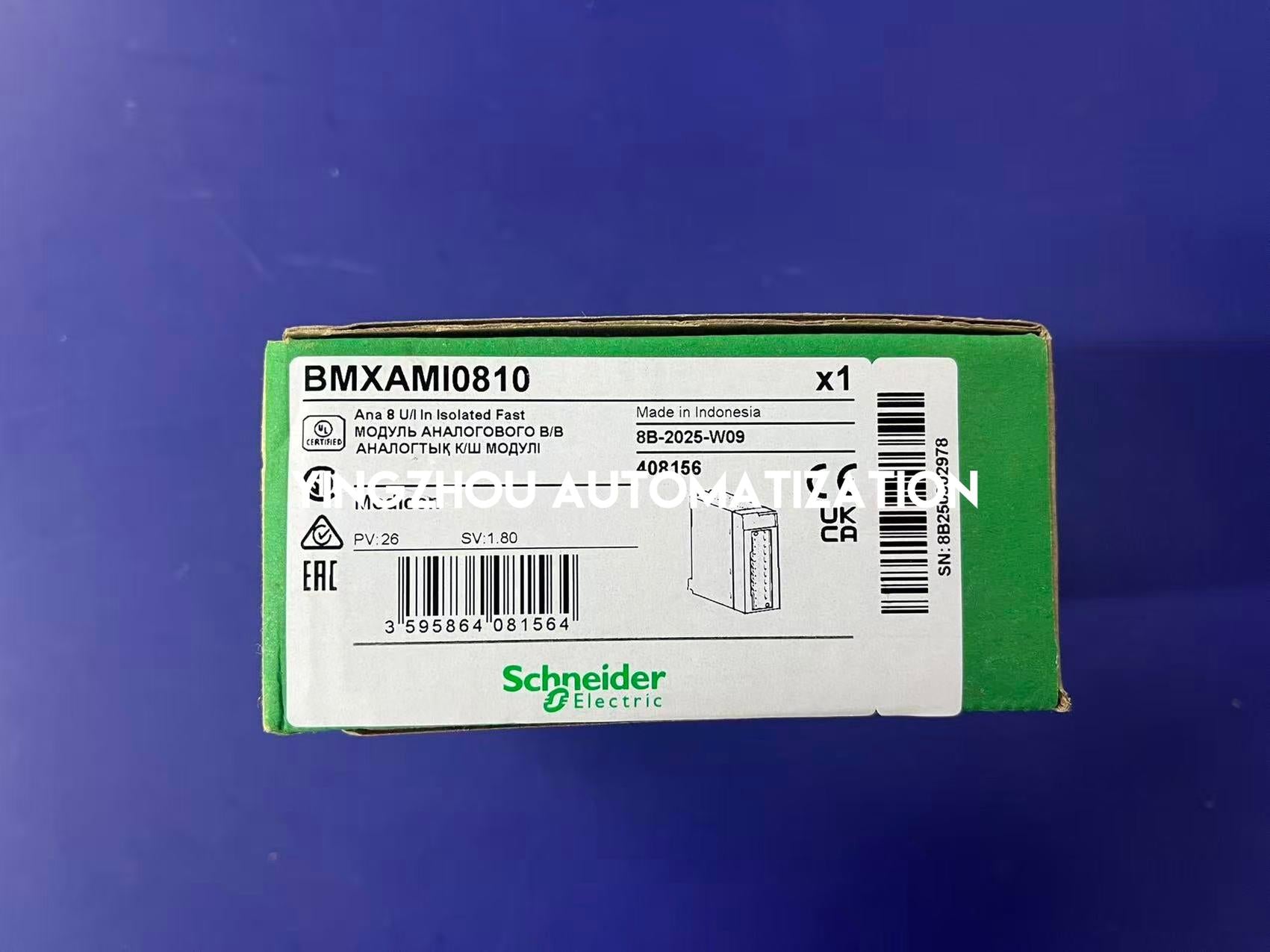 Schneider Electric BMXAMI0810 Analog Input Module | Modicon X80, 8 Channels, High-Speed, Isolated, Precision Industrial Controller, Brand New Original-YingZhou Automatization