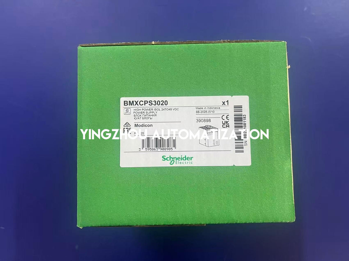 Schneider Electric BMXCPS3020 Modicon X80 24–48 V DC 31.2 W Isolated Power Supply Module-YingZhou Automatization