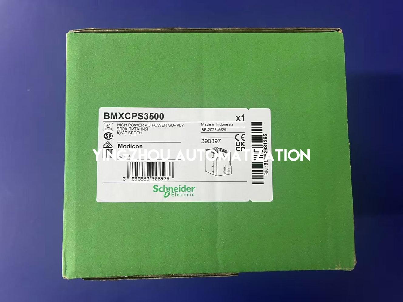 Schneider Electric BMXCPS3500 Power Supply | Modicon X80, 24-48V DC, 36W, Premium Automation Module, Brand New Original-YingZhou Automatization