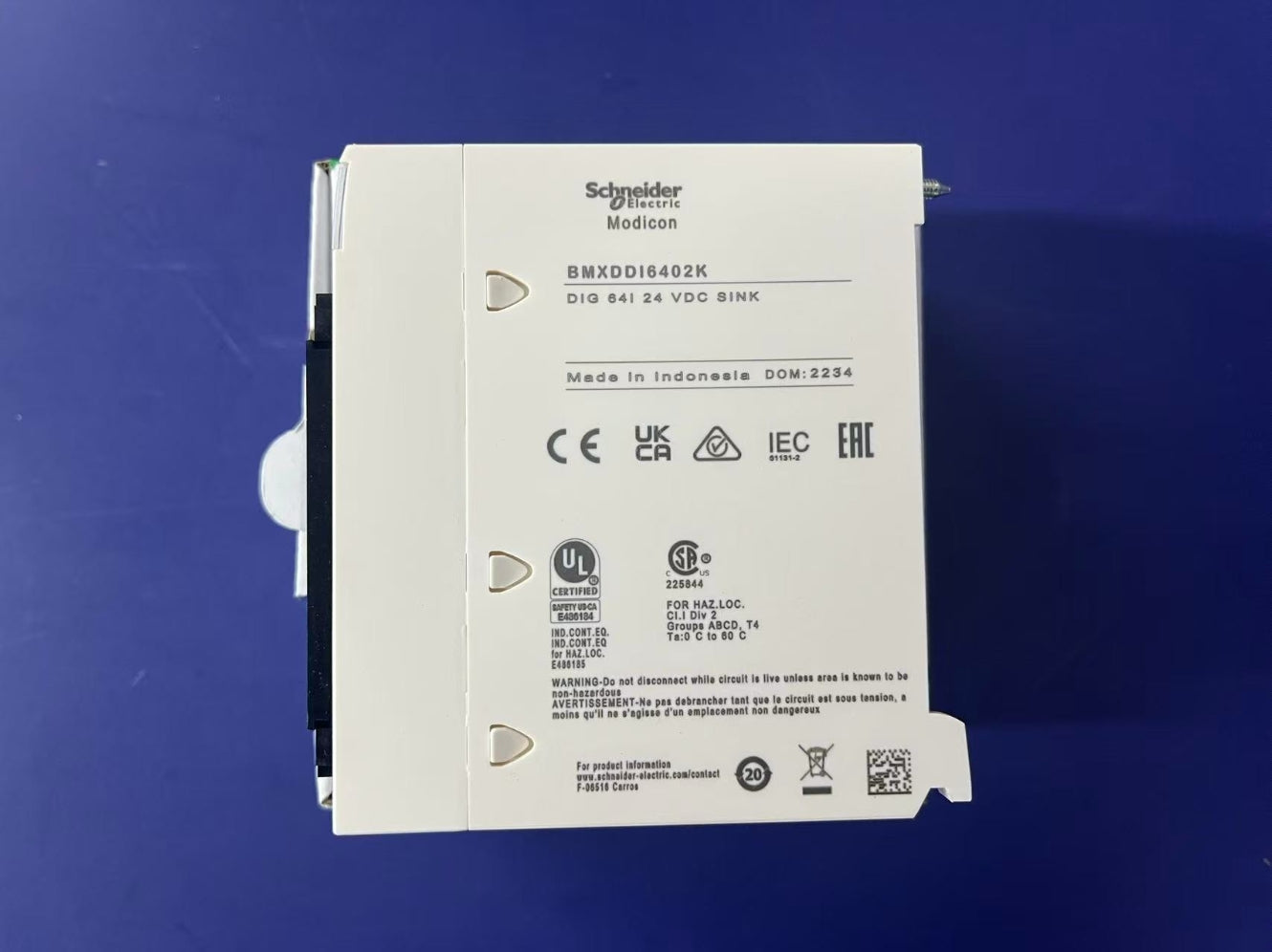 Schneider Electric BMXDDI6402K Modicon X80 Digital Input Module | 64-Channel, 24V DC, Sink/Source-YingZhou Automatization