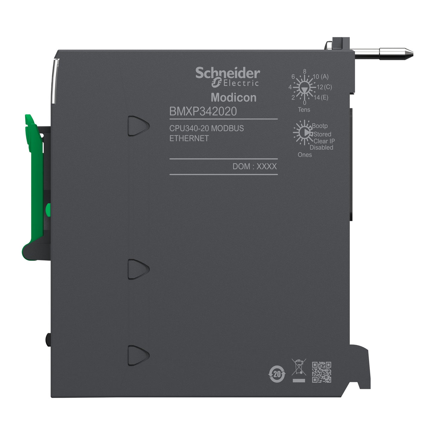 Schneider Electric BMXP342020 Modicon M340 CPU | Ethernet, CANopen, 4MB Memory, USB Programming-YingZhou Automatization