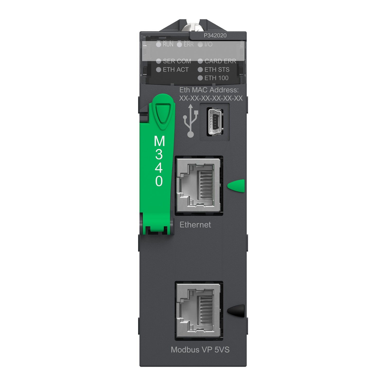 Schneider Electric BMXP342020 Modicon M340 CPU | Ethernet, CANopen, 4MB Memory, USB Programming-YingZhou Automatization