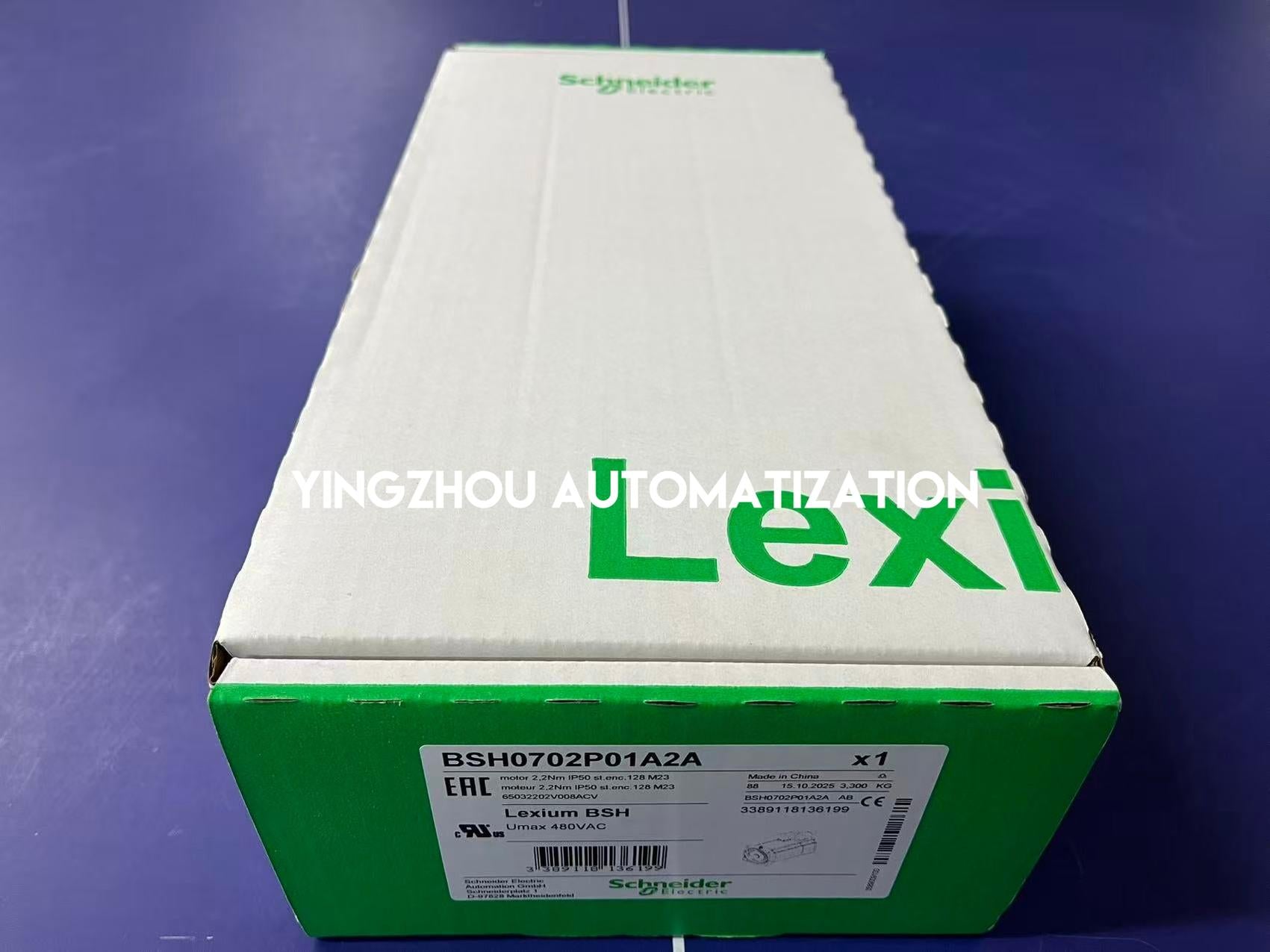 Schneider Electric BSH0702P01A2A Lexium Servo Motor | 2.12Nm, 6000rpm, Smooth Shaft, IP50-YingZhou Automatization