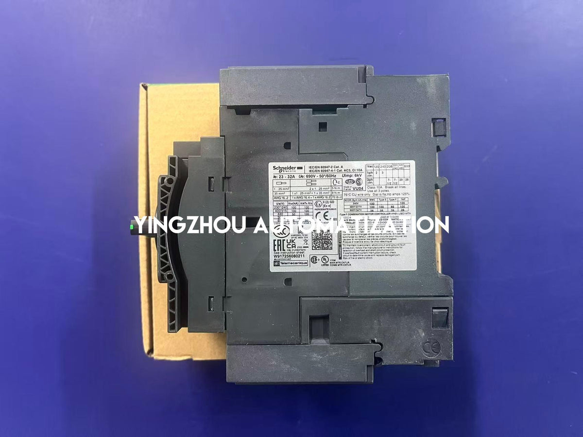 Schneider Electric GV3P32 TeSys Deca 23–32A 3-Pole Motor Circuit Breaker-YingZhou Automatization