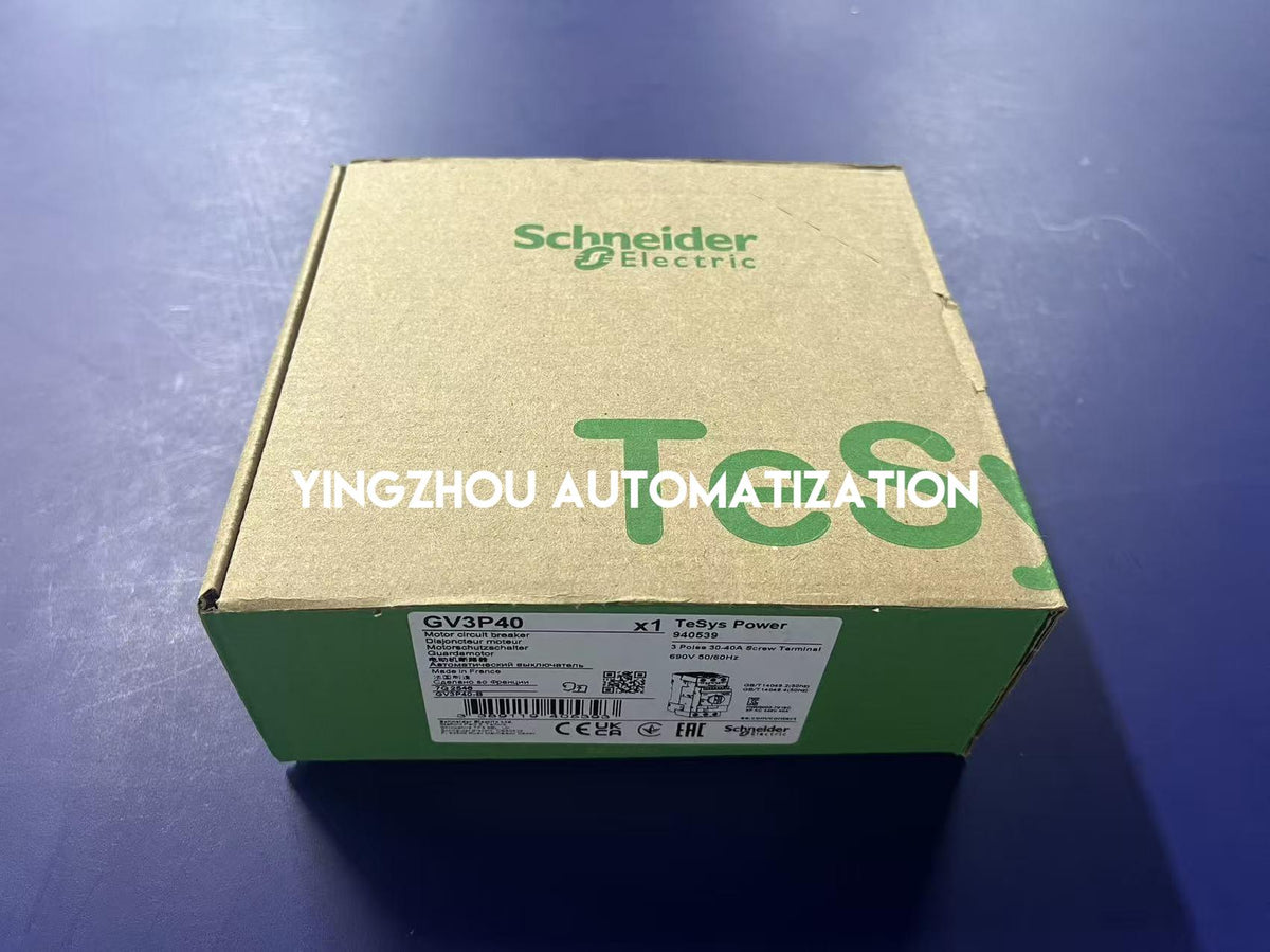 Schneider Electric GV3P40 TeSys Deca 3P 30-40A Thermal-Magnetic Motor Circuit Breaker EverLink-YingZhou Automatization