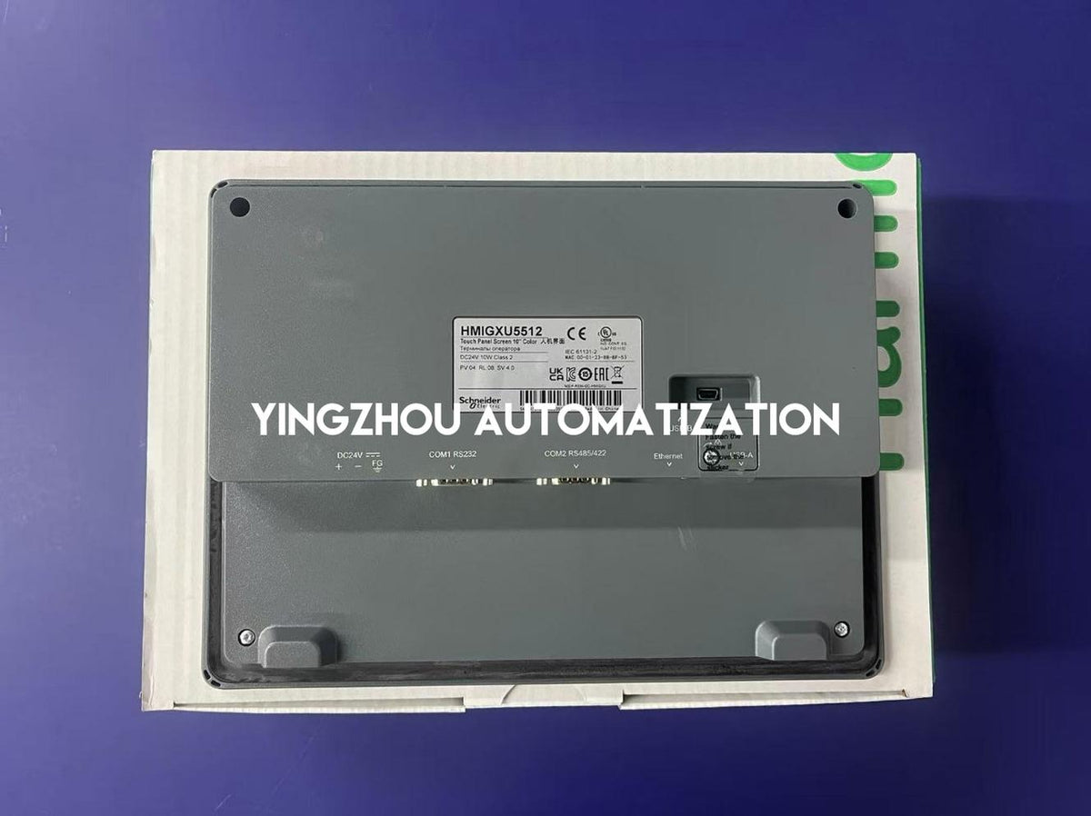 Schneider Electric HMIGXU5512 Magelis Easy GXU 10.1-Inch 800x480 HMI Touch Panel 24V DC Ethernet-YingZhou Automatization