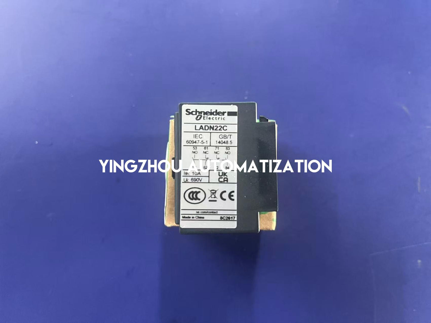 Schneider Electric LADN22C | TeSys D Auxiliary Contact Block | 2NO + 2NC | Spring Terminals | Industrial Control Accessory | Brand New Original-YingZhou Automatization