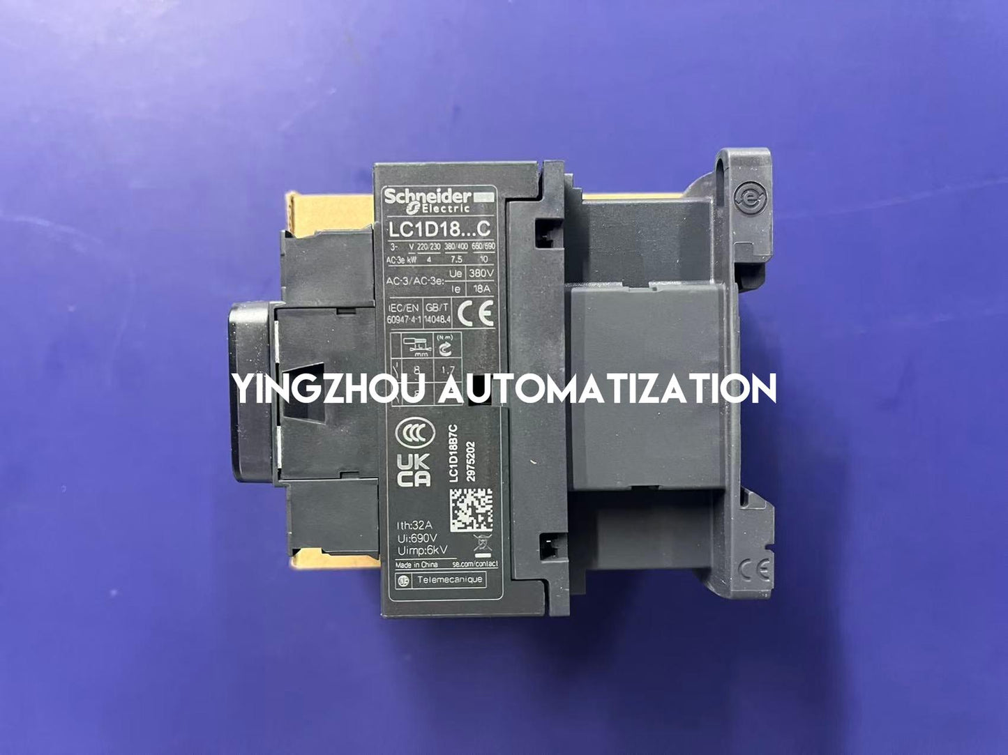 Schneider Electric LC1D18B7C Contactor | TeSys D, 18A, 24V AC Coil, 3-Pole, Industrial Switching, Brand New Original-YingZhou Automatization