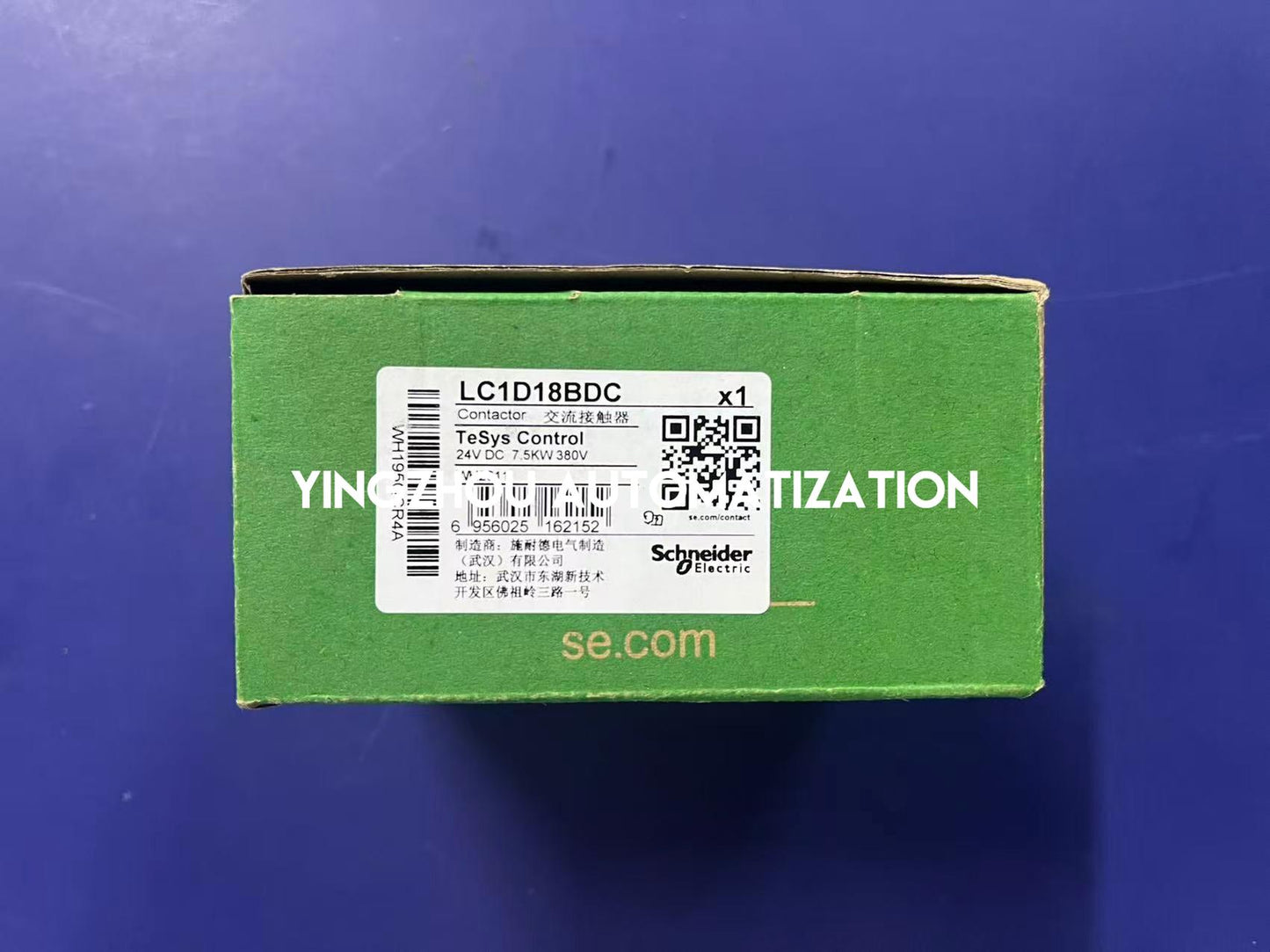 Schneider Electric LC1D18BDC Contactor | TeSys D, 18A, 24V DC Coil, 3-Pole, Industrial Switching, Brand New Original-YingZhou Automatization
