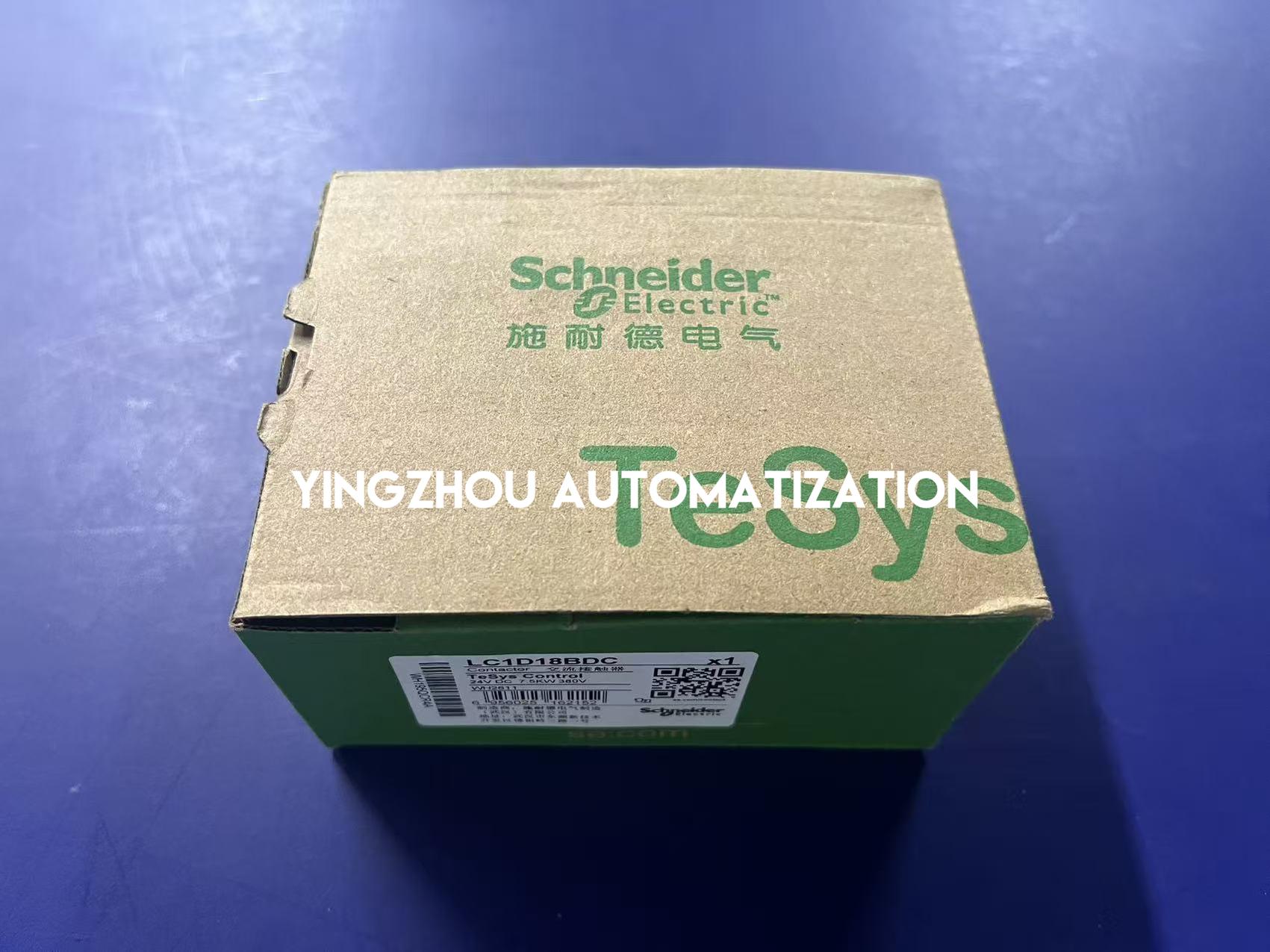 Schneider Electric LC1D18BDC Contactor | TeSys D, 18A, 24V DC Coil, 3-Pole, Industrial Switching, Brand New Original-YingZhou Automatization