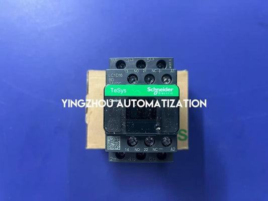 Schneider Electric LC1D18BDC Contactor | TeSys D, 18A, 24V DC Coil, 3-Pole, Industrial Switching, Brand New Original-YingZhou Automatization