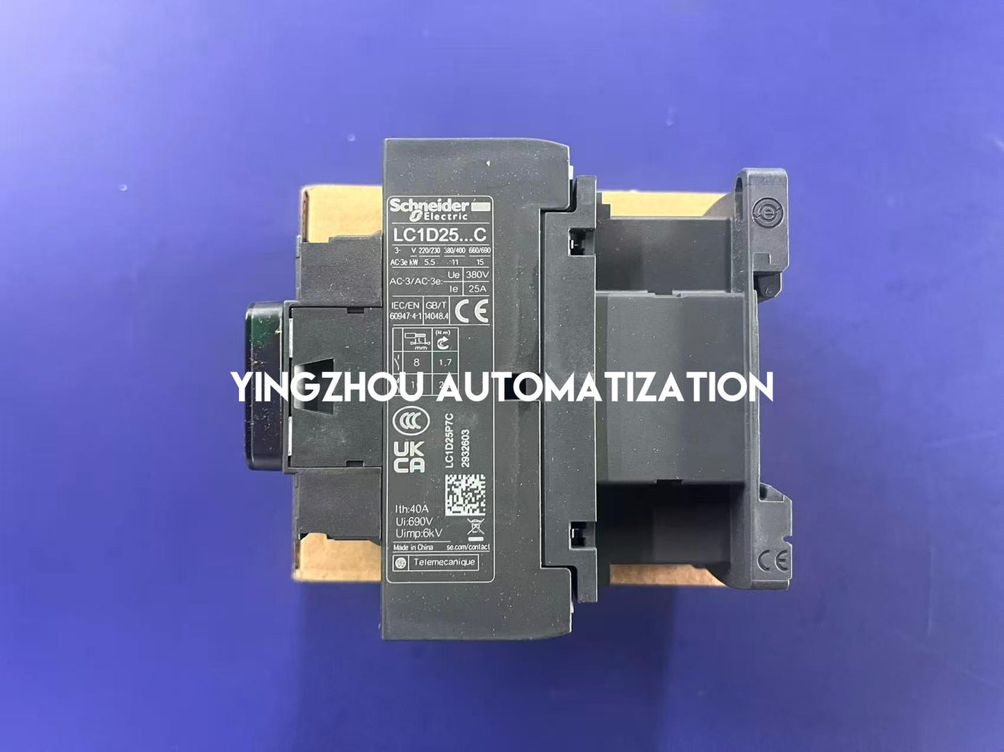 Schneider Electric LC1D25P7C | TeSys D Contactor | 25A | 3-Pole | 230V AC Coil | Spring Terminals | Industrial Motor Control | Brand New Original-YingZhou Automatization