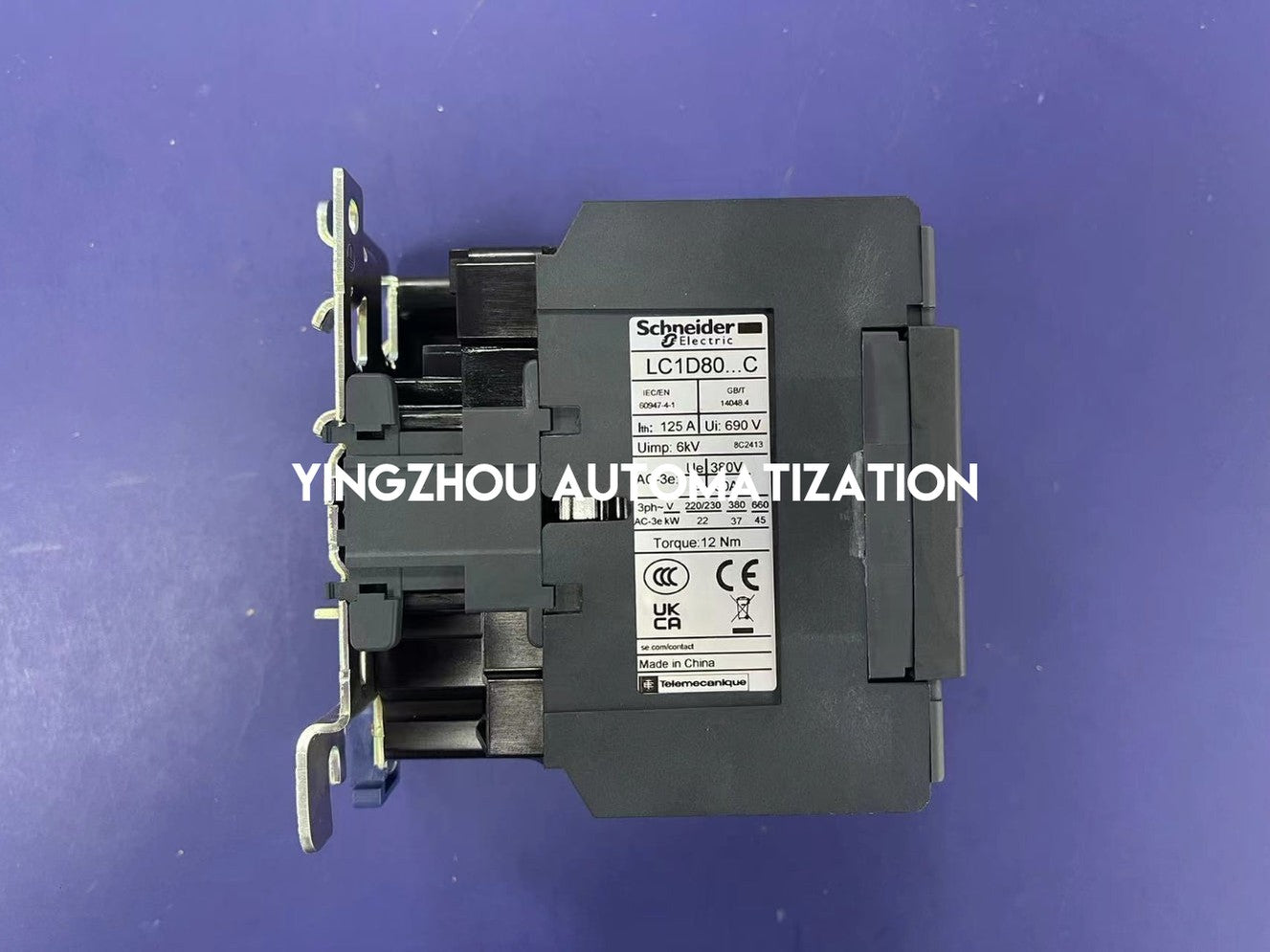 Schneider Electric LC1D80M7 TeSys Deca Contactor | 3P, AC-3 80A, 220V AC Coil, 37kW-YingZhou Automatization