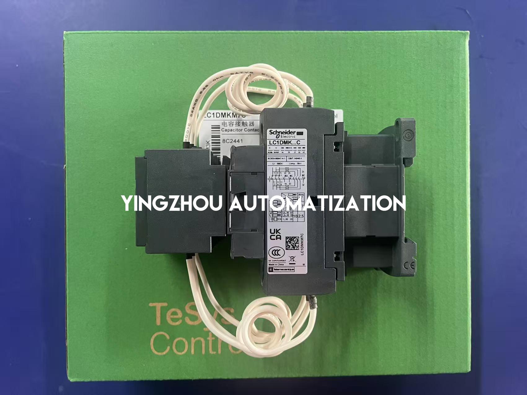 Schneider Electric LC1DMKM7C TeSys Deca Capacitor Contactor | 20...25 kVAR, 220V AC Coil, 50/60Hz-YingZhou Automatization