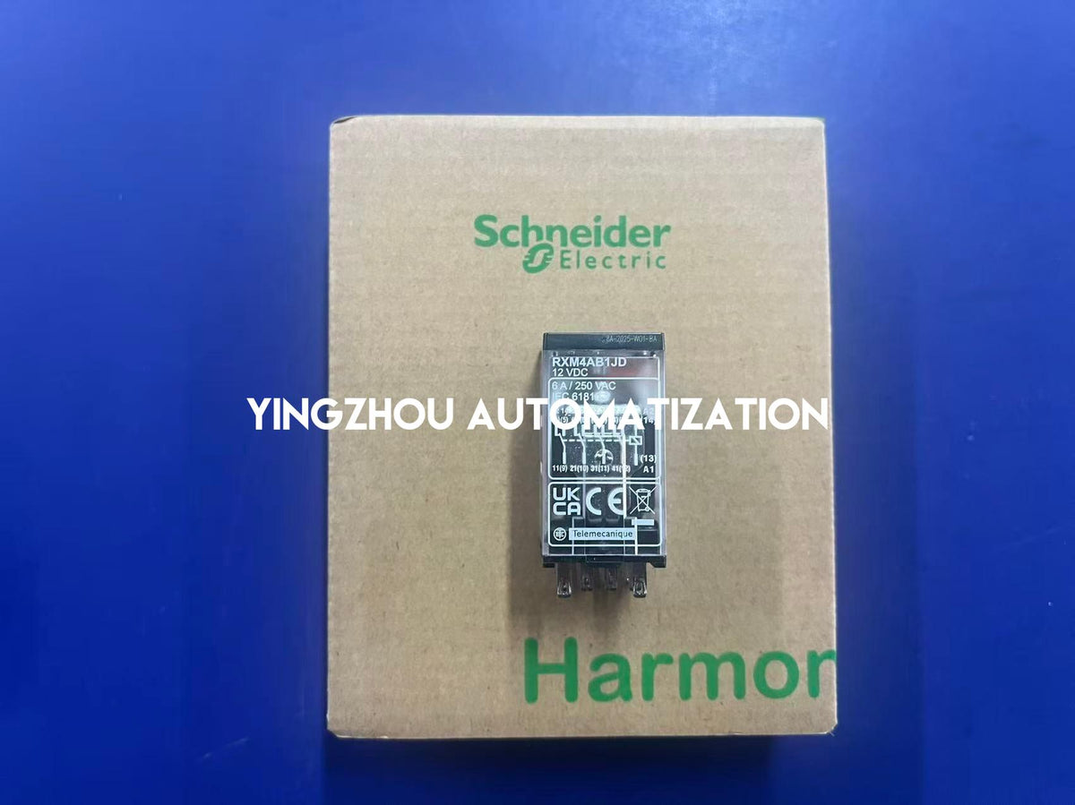 Schneider Electric RXM4AB1JD Harmony RXM 6A 4CO 12V DC Miniature Plug-in Relay-YingZhou Automatization