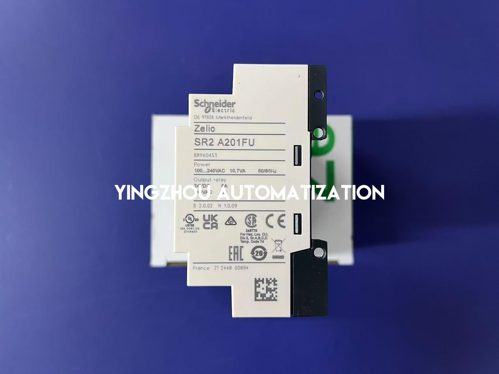 Schneider Electric SR2A201FU Zelio Logic Compact Smart Relay | 20 I/O, 100-240V AC, with Display-YingZhou Automatization