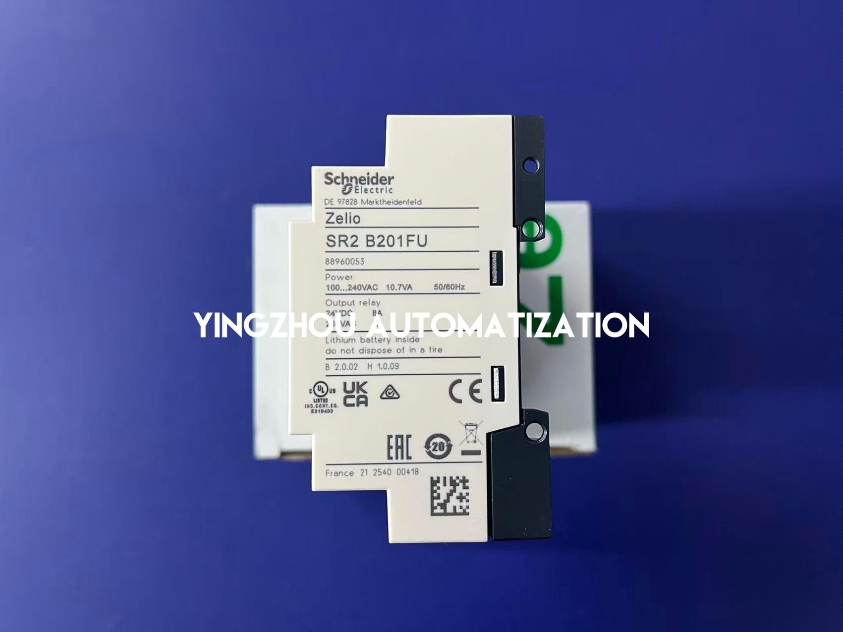 Schneider Electric SR2B201FU Zelio Logic Smart Relay | 20 I/O, 100-240V AC Compact Controller-YingZhou Automatization