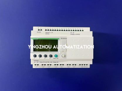 Schneider Electric SR3B261BD Zelio Logic Smart Relay | 26 I/O, 24V DC, with Clock & Display-YingZhou Automatization