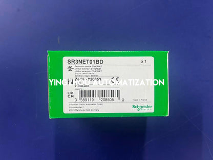 Schneider Electric SR3NET01BD Communication Module | Zelio Logic, Ethernet Modbus TCP/IP, 24V DC, Industrial Networking, Brand New Original-YingZhou Automatization