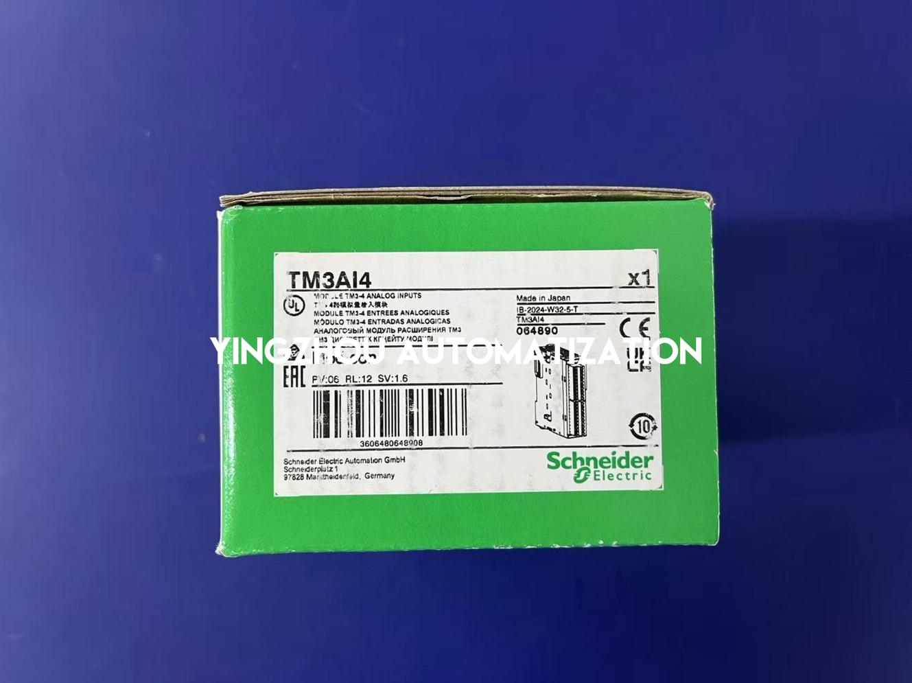Schneider Electric TM3AI4 Analog Input Module | Modicon TM3, 4 Inputs, 12-Bit Resolution, Expansion Module, Brand New Original-YingZhou Automatization