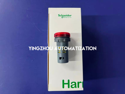 Schneider Electric XA2EVM4LC Easy Harmony Monolithic Pilot Light | 22mm, Red LED, 220V AC, IP65-YingZhou Automatization