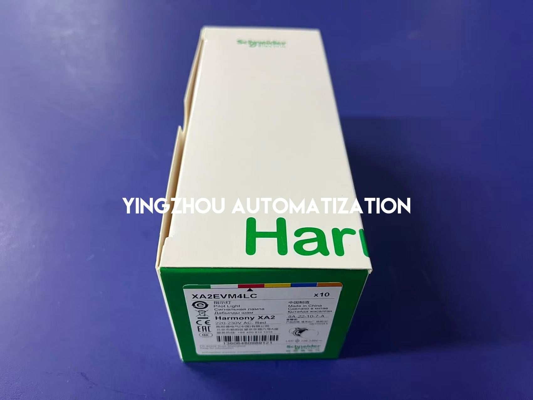 Schneider Electric XA2EVM4LC Easy Harmony Monolithic Pilot Light | 22mm, Red LED, 220V AC, IP65-YingZhou Automatization