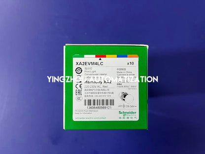 Schneider Electric XA2EVM4LC Easy Harmony Monolithic Pilot Light | 22mm, Red LED, 220V AC, IP65-YingZhou Automatization