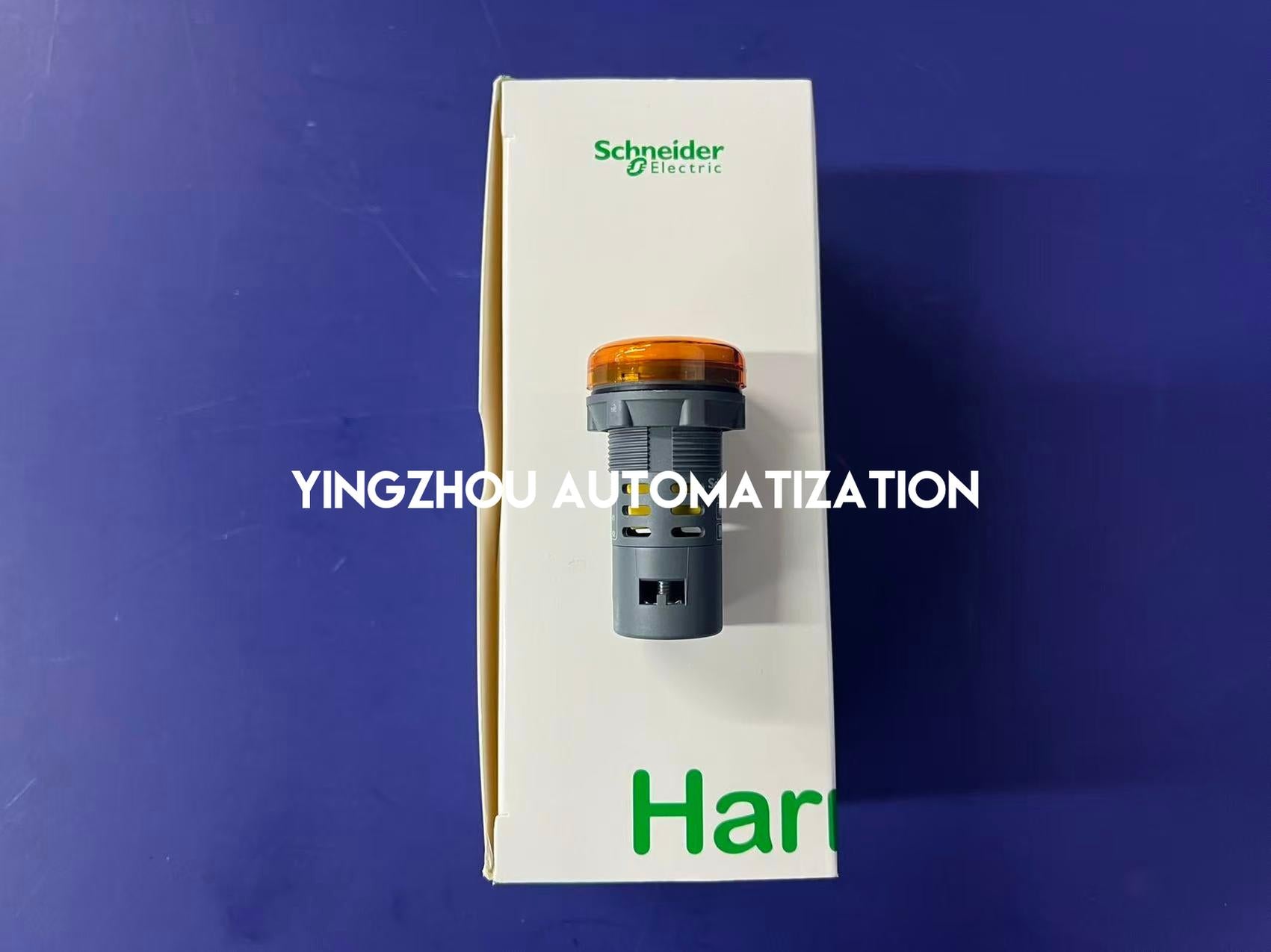 Schneider Electric XA2EVM5LC Easy Harmony XA2 LED Pilot Light | 22mm, Yellow, 220V AC, IP65-YingZhou Automatization