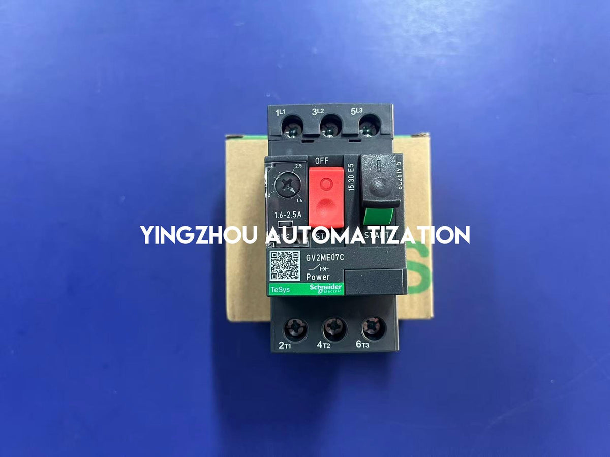 Schneider GV2ME07C TeSys Deca 1.6–2.5A 3P Thermal-Magnetic Motor Circuit Breaker-YingZhou Automatization