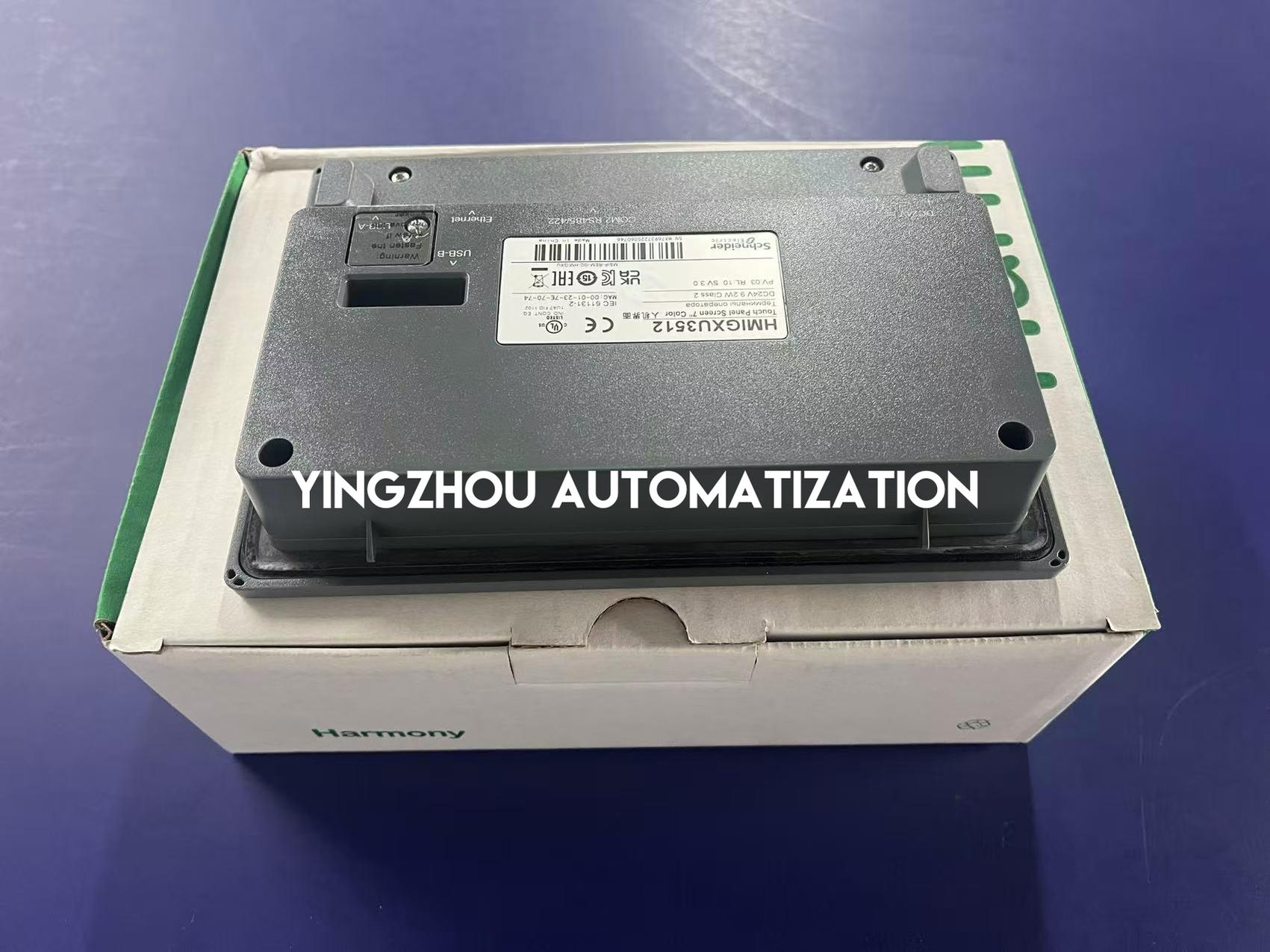 Schneider HMIGXU3512 Harmony Easy GXU HMI | 7" Wide Screen | WVGA Color | 24V DC-YingZhou Automatization