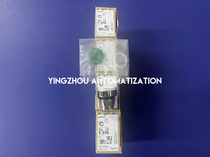 Schneider Harmony XB4 ZB4BA38 Pushbutton Head | Flush, Green, Spring Return | Brand New Original-YingZhou Automatization