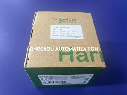 Schneider Harmony XB4R Series Wireless and Batteryless Package XB4RFB01, Wireless metal 22mm black pushbutton, non configurable receiver, 24V DC-YingZhou Automatization