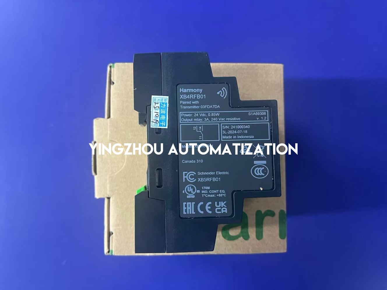 Schneider Harmony XB4RFB01 Wireless Pushbutton Transmitter | Battery-less, Self-powered | Brand New Original-YingZhou Automatization