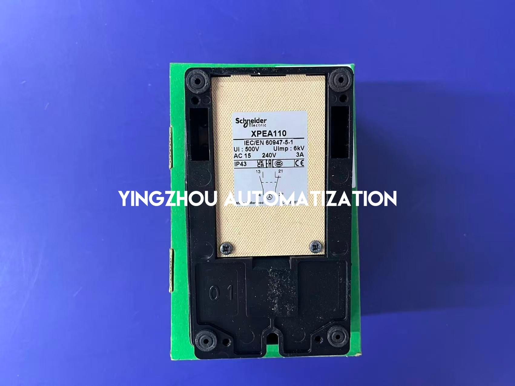 Schneider Harmony XPE Series Single foot switch XPEA110 plastic, black, without cover, 1 NO + 1 NC-YingZhou Automatization