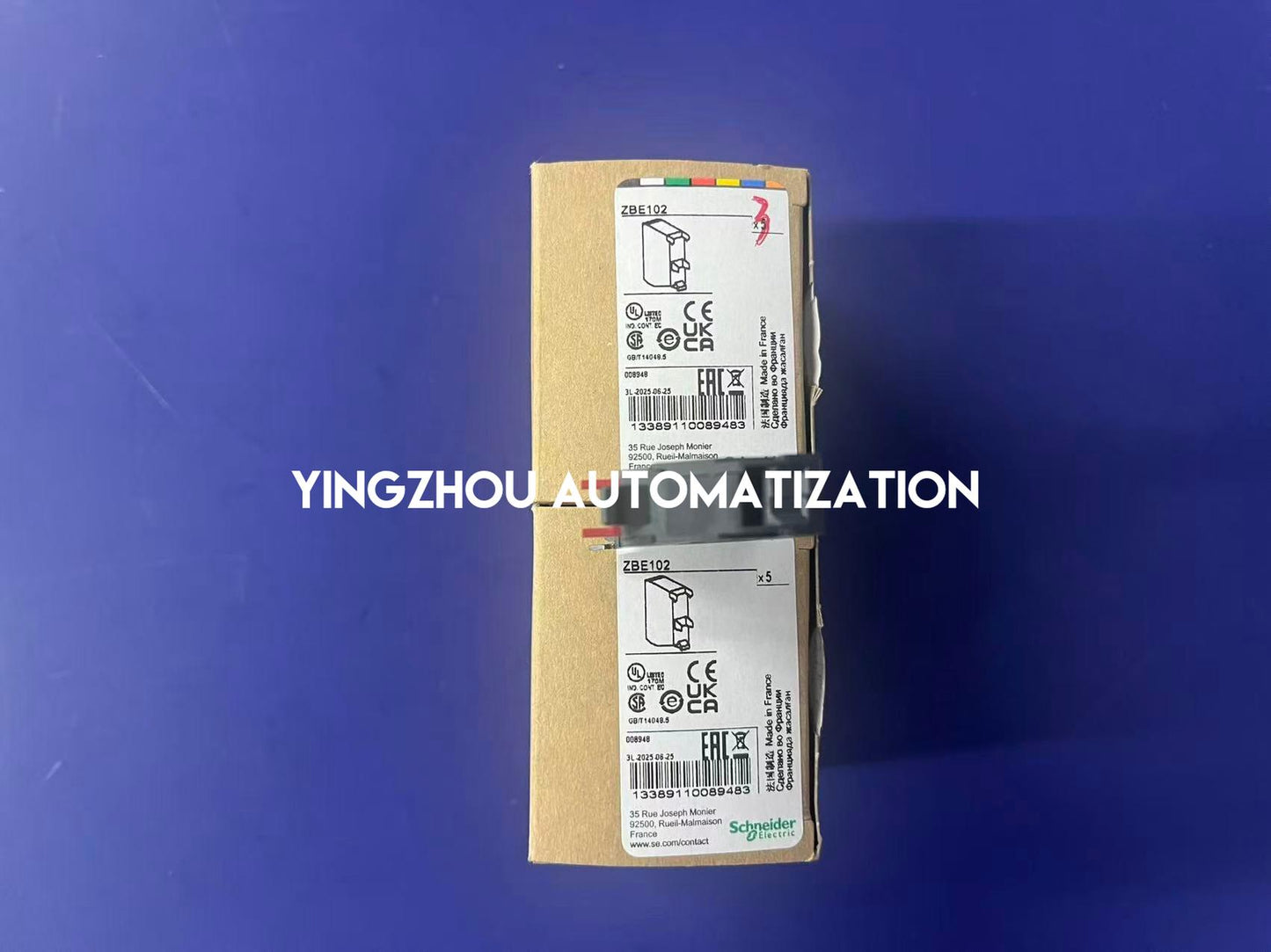 Schneider Harmony ZBE102 Contact Block | 1x NC, Single Contact, Screw Clamp | Brand New Original-YingZhou Automatization