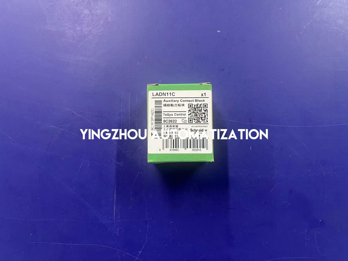 Schneider LADN11C TeSys Deca 1NO+1NC 10A Front Auxiliary Contact Block-YingZhou Automatization