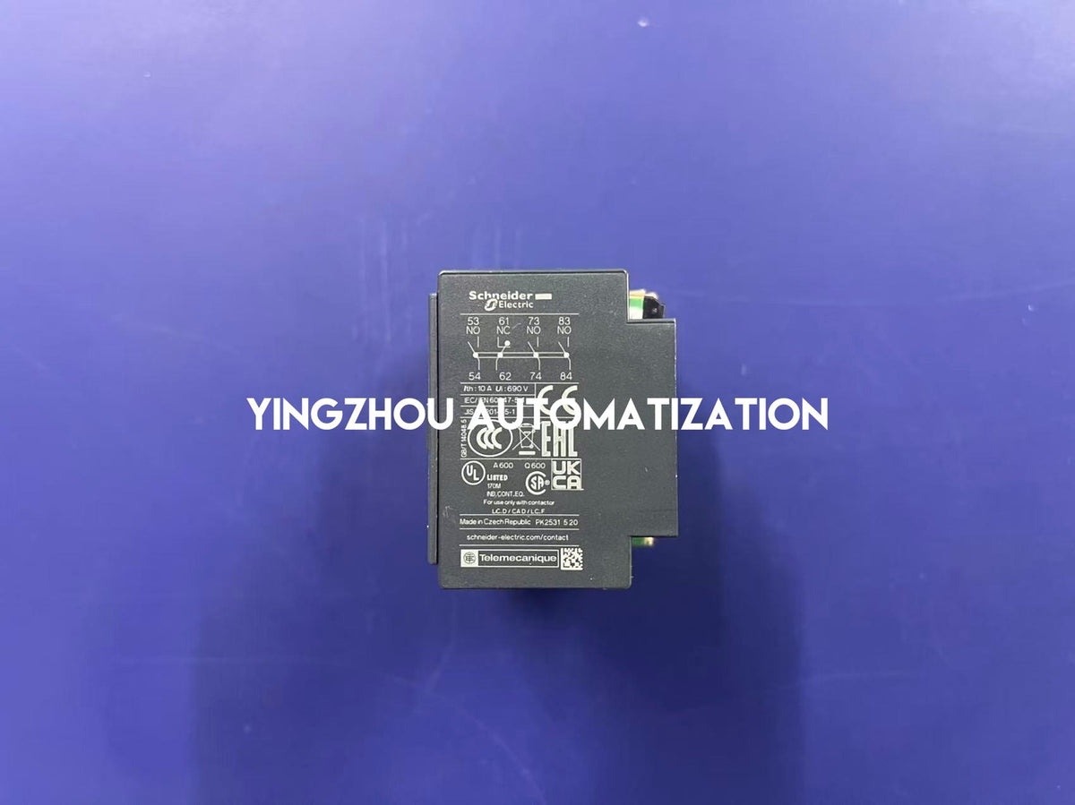Schneider LADN31 TeSys Deca 3NO+1NC Instantaneous Auxiliary Contact Block Front Mounting-YingZhou Automatization