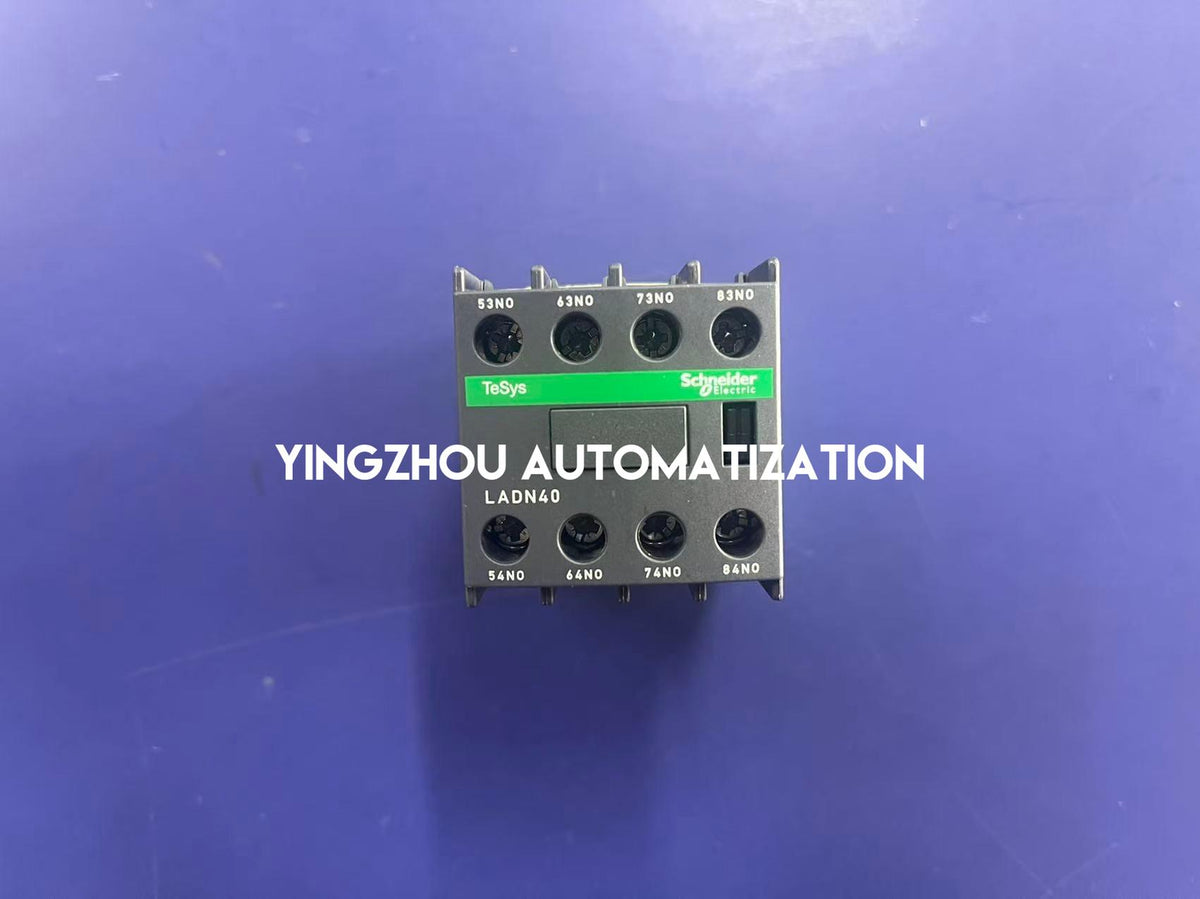 Schneider LADN40 TeSys Deca 4NO 10A 690V Front-Mount Auxiliary Contact Block-YingZhou Automatization